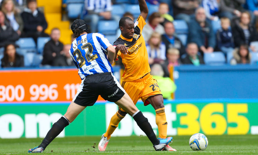 Football - Sheffield Wednesday v Hull City - npower Football League Championship - Hillsborough - 12/13 , 6/10/12 Sone Aluko - Hull City in action Mandatory Credit: Action Images / John Clifton EDITORIAL USE ONLY. No use with unauthorized audio, video, data, fixture lists, club/league logos or “live” services. Online in-match use limited to 45 images, no video emulation. No use in betting, games or single club/league/player publications. Please contact your account representative for further details.